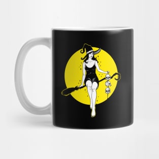 Broom Rider Witch Mug